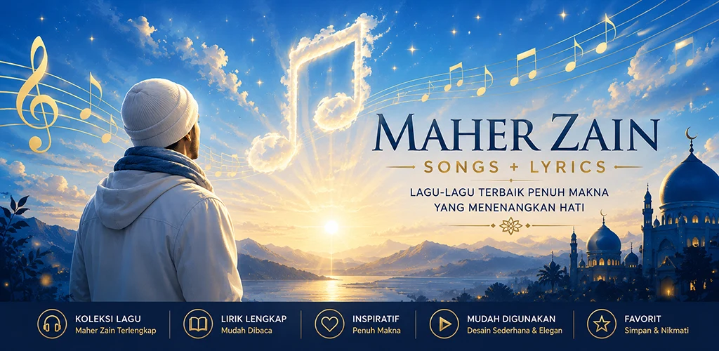 Maher Zain Song's plus Lyrics screenshot